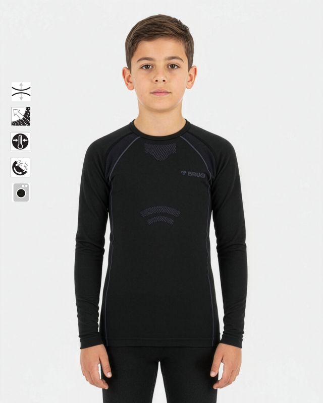 Product: T-SHIRT ML INTIMO TERMICO JR BLACK (1 of 2)