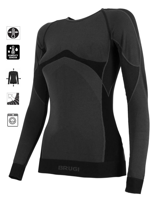 Product: T-SHIRT ML INTIMO TERMICO DONNA BLACK (1 of 2)