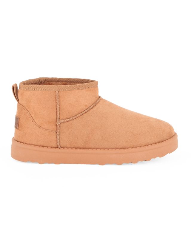Product: RIFLE - Stivaletto camel scamosciato con pelliccia interna (1 of 4)