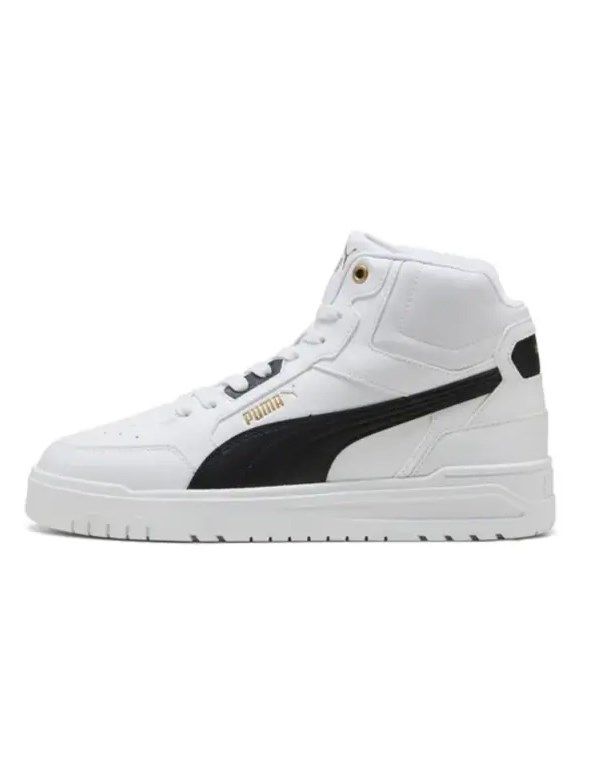Product: PUMA - SNEAKERS DA UOMO BIANCA, NERA E GOLD SHUFFLE DOWNTOWN MID  , 402598-01 (1 of 5)