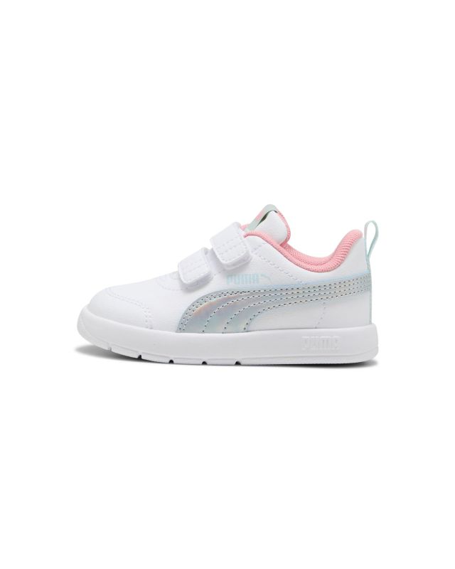 Product: PUMA - SNEAKERS BIMBA  BIANCA, ROSA E GRIGIA COURTFLEX V3 SPACE BELLE TD  DAL 20 AL 27,  404346-01 (1 of 6)