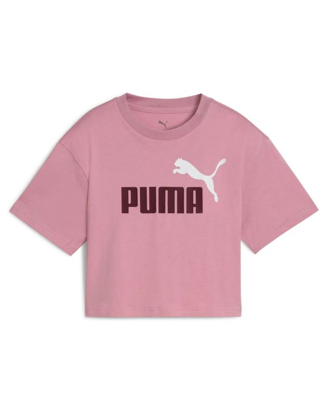 Product: PUMA -T- SHIRT JUNIOR ( 7-16 ANNI) MEZZA MANICA ROSA ESSENTIAL 2 COLOR N. 1 LOGO, 686071-65 (1 of 2)