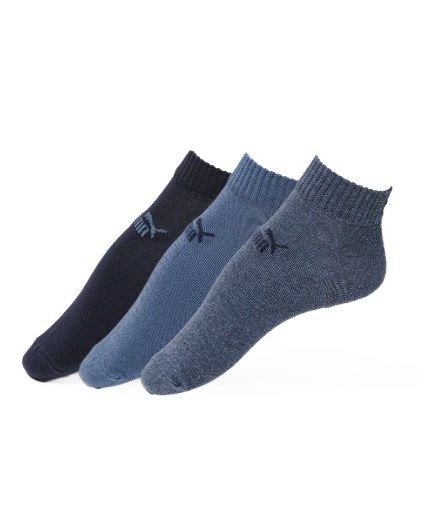 Product: PUMA - SET 3 PAIA CALZE BLU SCURO, AZZURRO DENIM, ANTRACITE  - 701235358_005 (1 of 4)