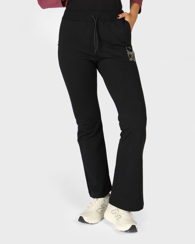 Product: KEITH HARING - PANTALONE NERO A ZAMPA CON TASCHE DA DONNA (1 of 4)