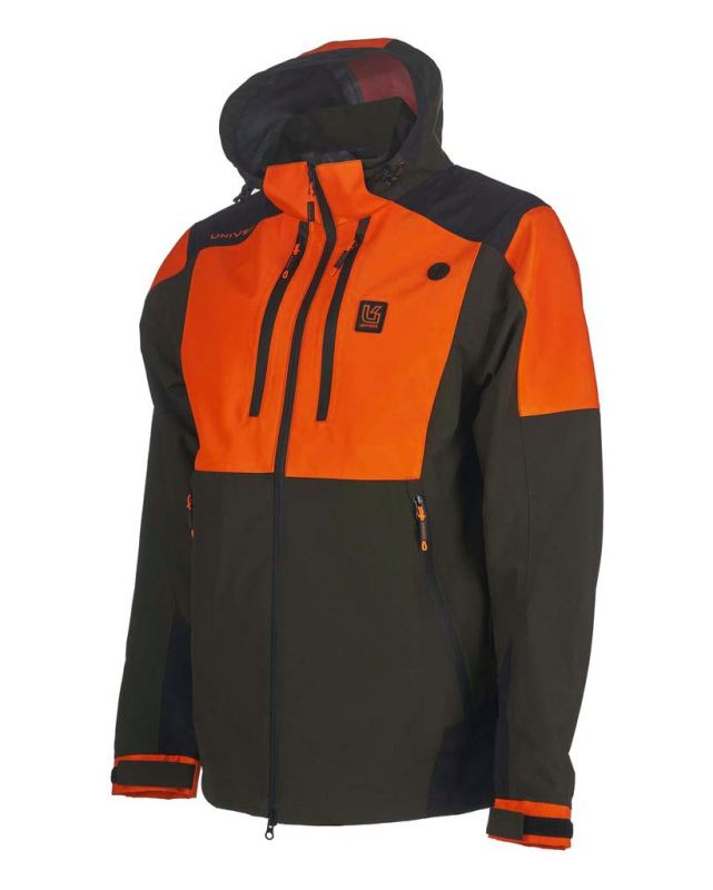 Product: UNIVERS - Giacca FEDAIA U-TEX verde/arancione da uomo - 91211392 (1 of 2)