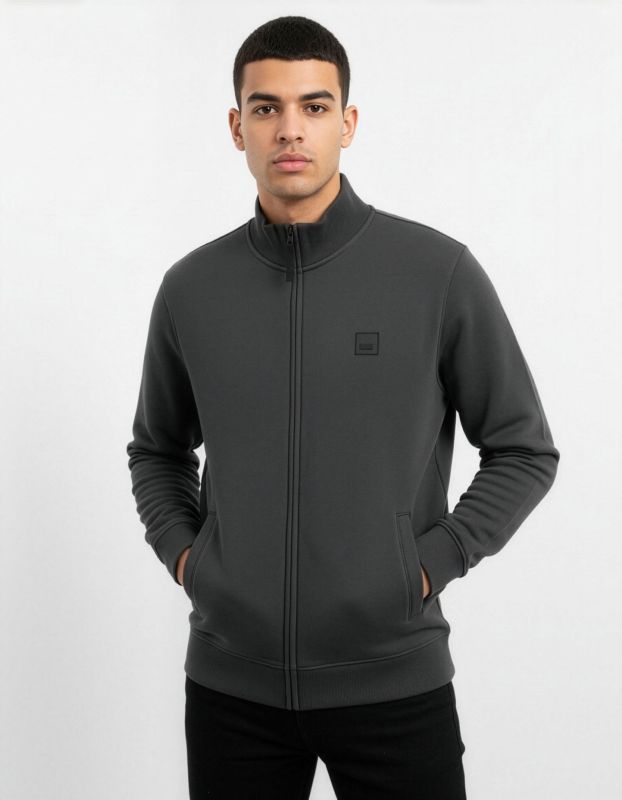 Product: CARRERA - FELPA FULL ZIP GRIGIO DA UOMO (1 of 2)