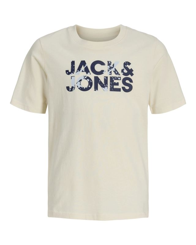 Product: JACK&JONES - Tshirt bianca junior Spalsh con logo frontale - 12270161
