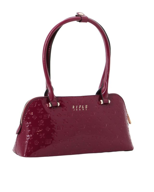 Product: RIFLE - Borsa due manici rubino logata (1 of 4)