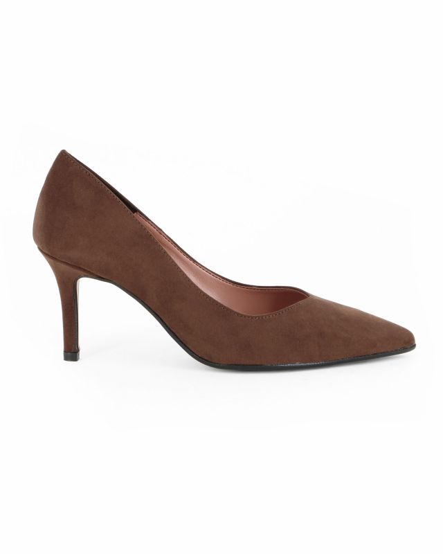 Product: MISS GLOBO - Décolleté testa moro scamosciata, tacco 7,5CM - MADE IN ITALY (1 of 4)