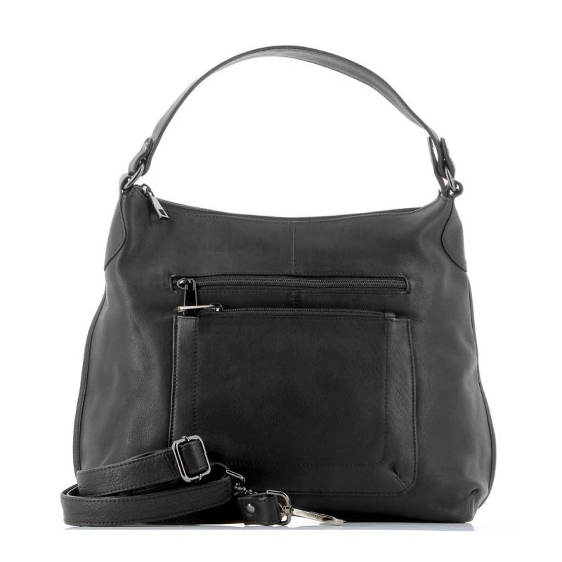 Product: ALEX&CO - Borsa un manico in VERA PELLE con doppia tasca frontale e tracolla rimovibile (1 of 4)