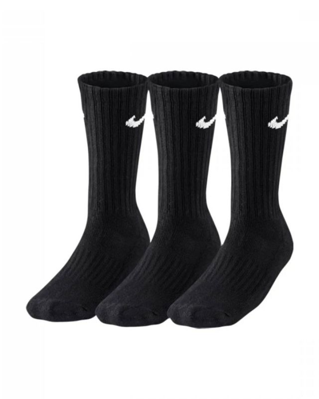Product: NIKE - Set 3 paia calzini neri con logo bianco (1 of 2)