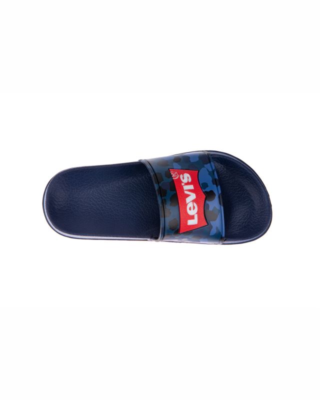 Product: LEVI'S - CIABATTA DA BAMBINO BLU CON FASCIA MACULATA, NUMERATA 28/35 - VPOL0133S (1 of 2)