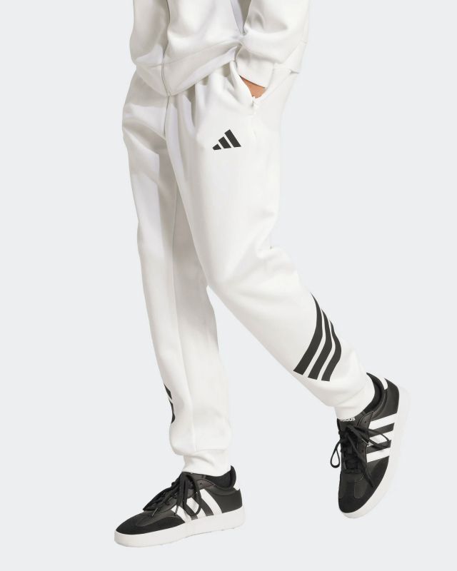 Product: ADIDAS - PANTALONE BIANCO DA UOMO FUTURE ICONS 3 STRISCE - JW7087 (1 of 6)