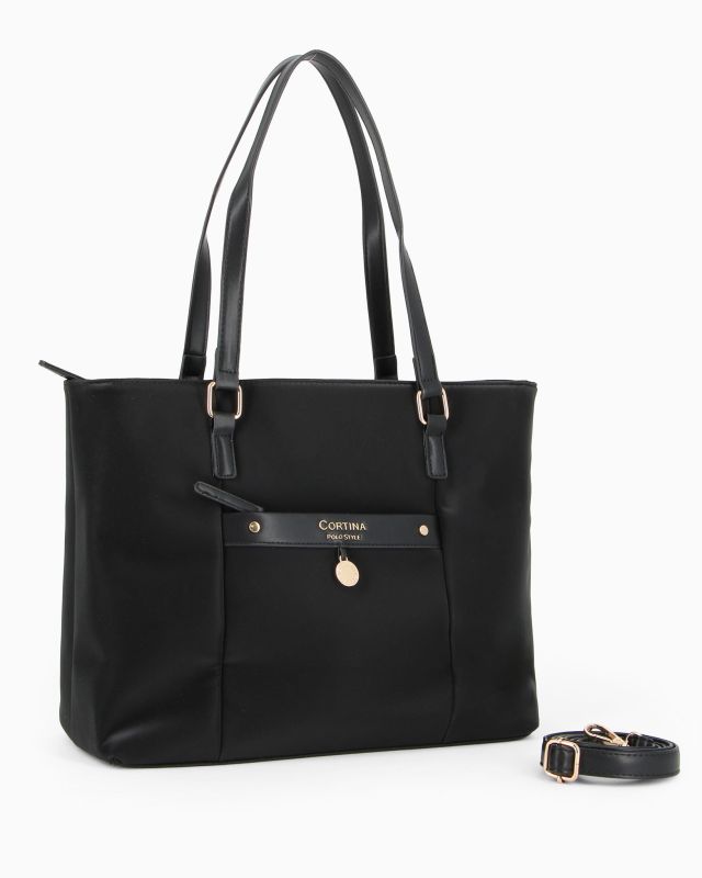 Product: SHOPPING BAG C/TASCA FRONT.+CHARM DORATO (1 of 4)