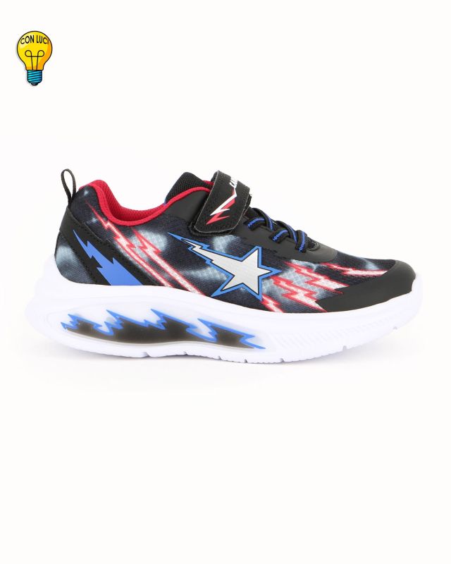 Product: CANGURO - Sneakers blu e nera da bambino con strappo, numerata 29/35 (1 of 5)