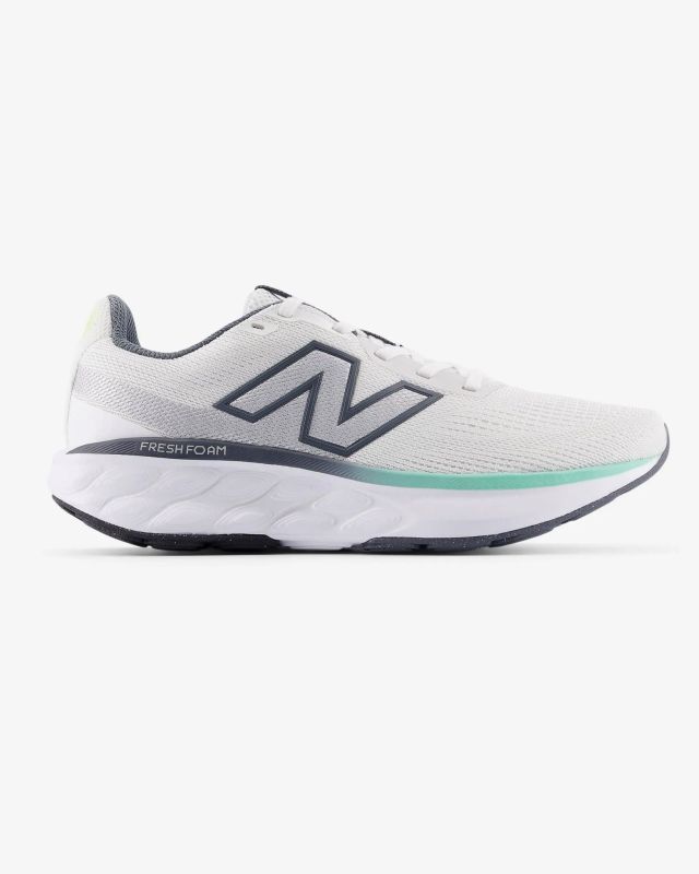 Product: NEW BALANCE -  SCARPA DA RUNNING BIANCA CON DETTAGLI GRIGI E VERDE ACQUA DA UOMO, M5206DX (1 of 5)