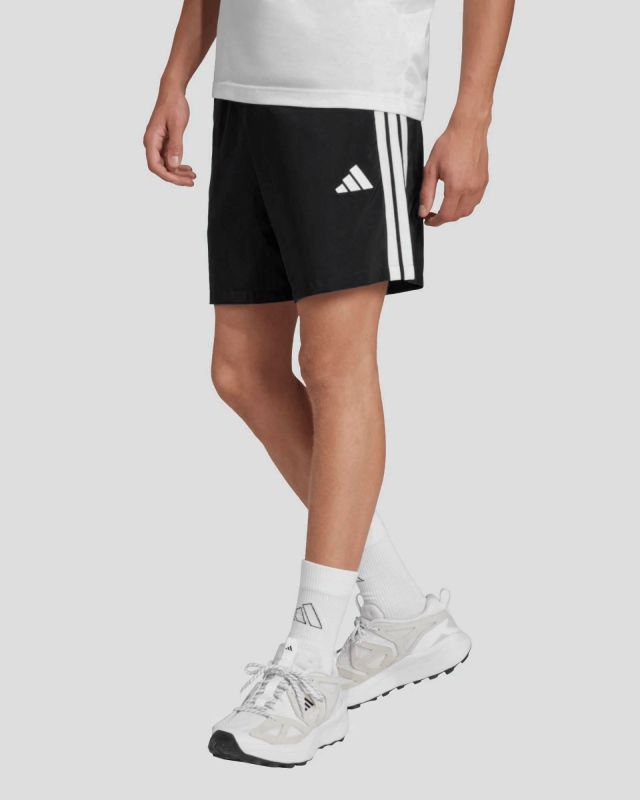 Product: ADIDAS - SHORT NERO DA UOMO ESSENTIALS 3 STRISCE CHELSEA - JW1911 (1 of 6)