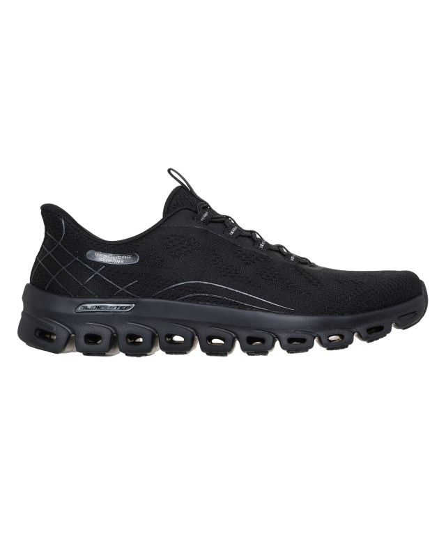 Product: SKECHERS  - GLIDE - STEP ELEVATE - AMAZE - Sneakers nera con intersuola ammortizzata geometrica (1 of 5)