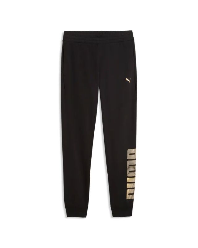 Product: PUMA - PANTALONE NERO ESSENTIAL LOGO LAB METALLIC  DA DONNA , 691831-01 (1 of 2)
