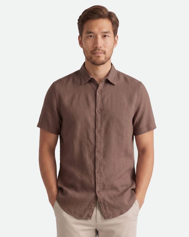 Product: CAMICIA MM COLLO CLASSICO LINO VISCOSA (5 of 6)