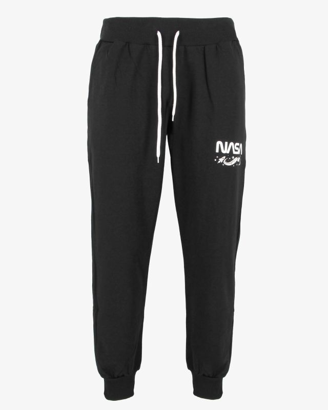 Product: NASA - PANTALONE TUTA NERO DA UOMO CON POLSINO (1 of 4)