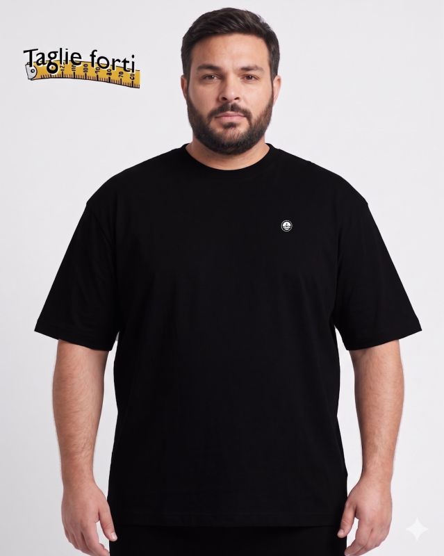 Product: NAVY SAIL - Tshirt over manica corta nera (1 of 3)