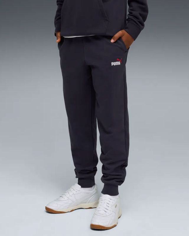 Product: PUMA -PANTALONE TUTA JUNIOR ( 7-16 ANNI)  BLU ESSENTIAL  2 COLOR N.1 LOGO,  693892-16 (1 of 5)