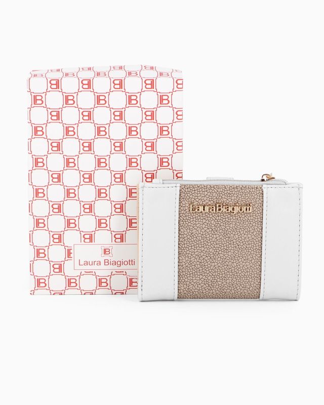 Product: LAURA BIAGIOTTI - Portafoglio bianco con pattina (1 of 3)