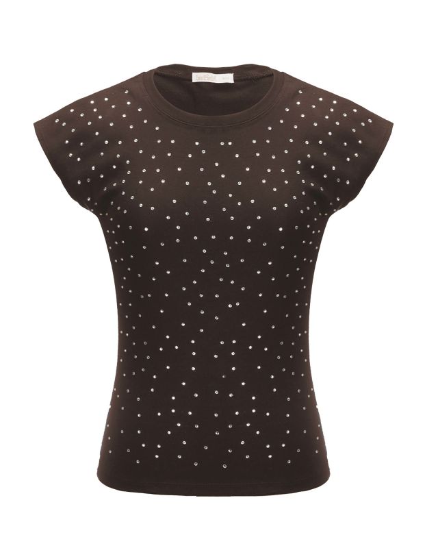 Product: BACHATA - Tshirt a manica corta con strass (3 of 4)