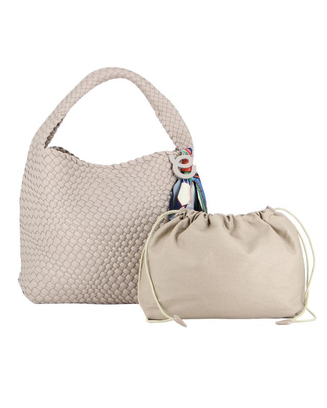 Product: BORSA A SPALLA 1MAN.INTRECC. C/FOULARD (1 of 8)