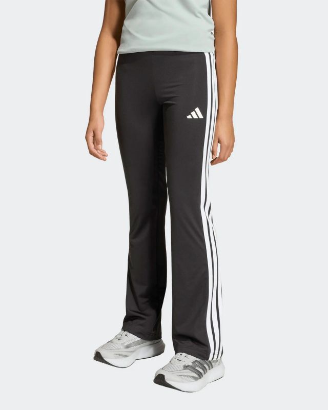 Product: ADIDAS - LEGGINGS FLARED NERO TRAIN ESSENTIAL 3 STRISCE PER RAGAZZI (1 of 6)