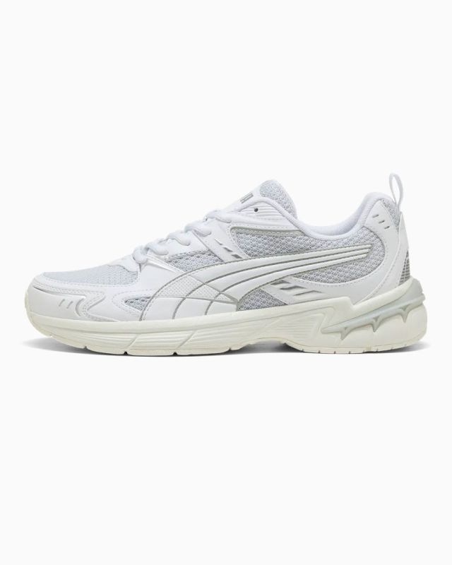 Product: PUMA - SNEAKERS MILENIO TECH 2000 2TONE BIANCHE CON DETTAGLI SILVER E GRIGI DA UOMO, 404914-02 (1 of 6)