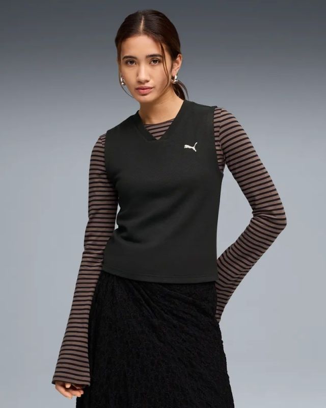 Product: PUMA -CANOTTA NERA CLASS COMFORT TANK DA DONNA, 693847-01 (1 of 5)