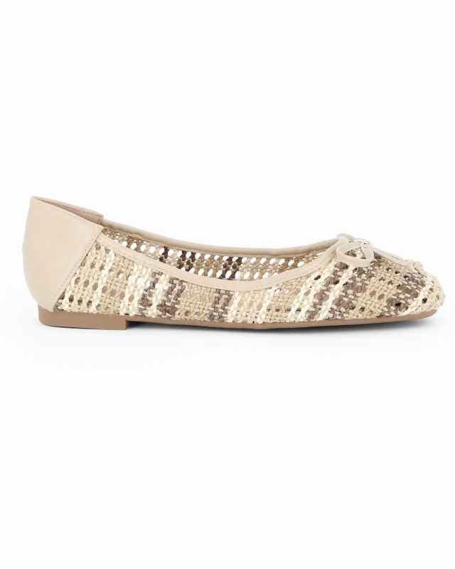 Product: MY JEWELS - Ballerina beige intrecciata con fiocco (1 of 4)