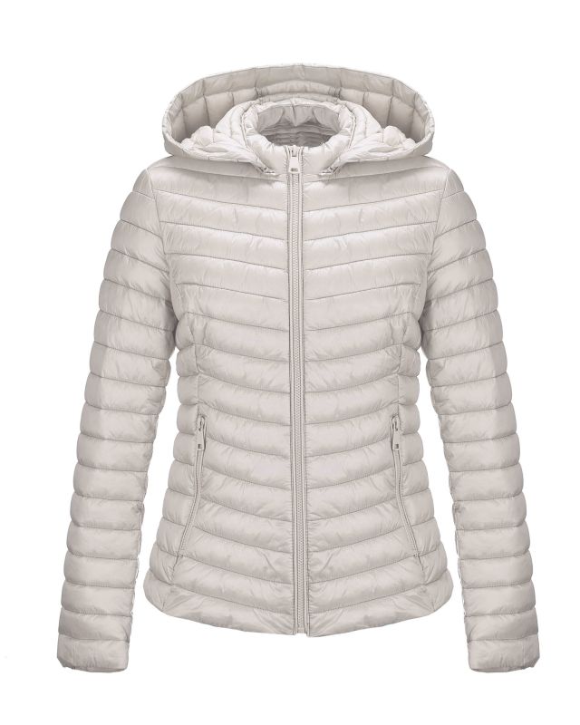 Product: BACHATA - Giubbino 100 grammi con cappuccio taupe (1 of 2)