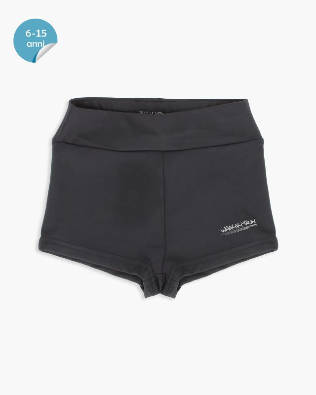 Product: WAIKIKI RUN - SHORT VOLLEY NERO DA BIMBA ( 6-15 ANNI)- CICORIA (1 of 2)