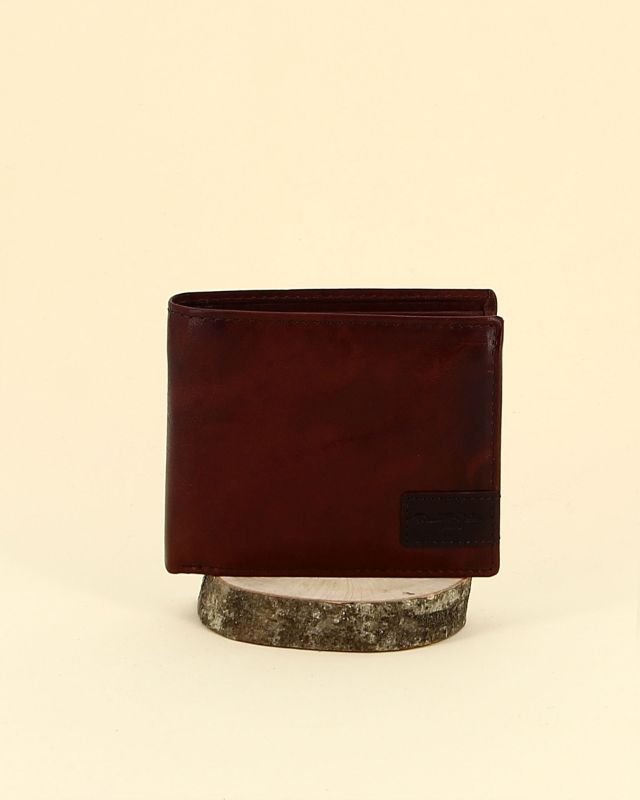 Product: Portafoglio uomo marrone con ribaltina, portaspicci e portacarte in VERA PELLE- Renato Balestra (5 of 12)