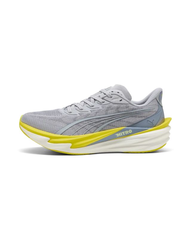 Product: PUMA - SNEAKERS DEVIATE NITRO 4 GRIGIA E LIME DA UOMO, 312123-03 (1 of 6)