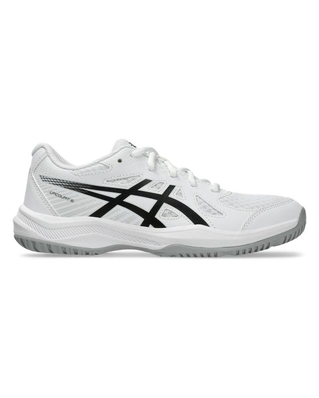 Product: ASICS - SNEAKERS JUNIOR UPCOURT 6 GS DAL  35.5 AL 40 BIANCHE CON DETTAGLI  NERI, 1074A045_101 (1 of 6)