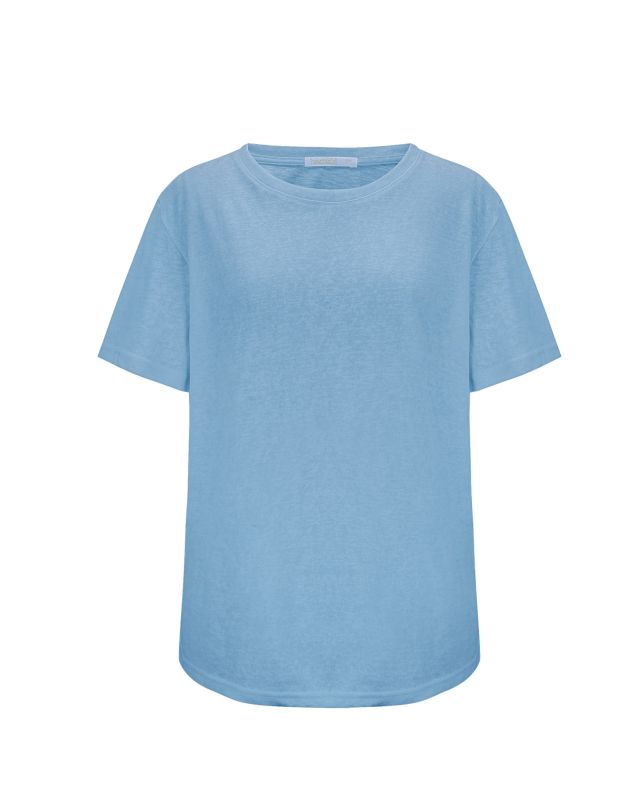 Product: BACHATA - Tshirt manica corta celeste (1 of 2)