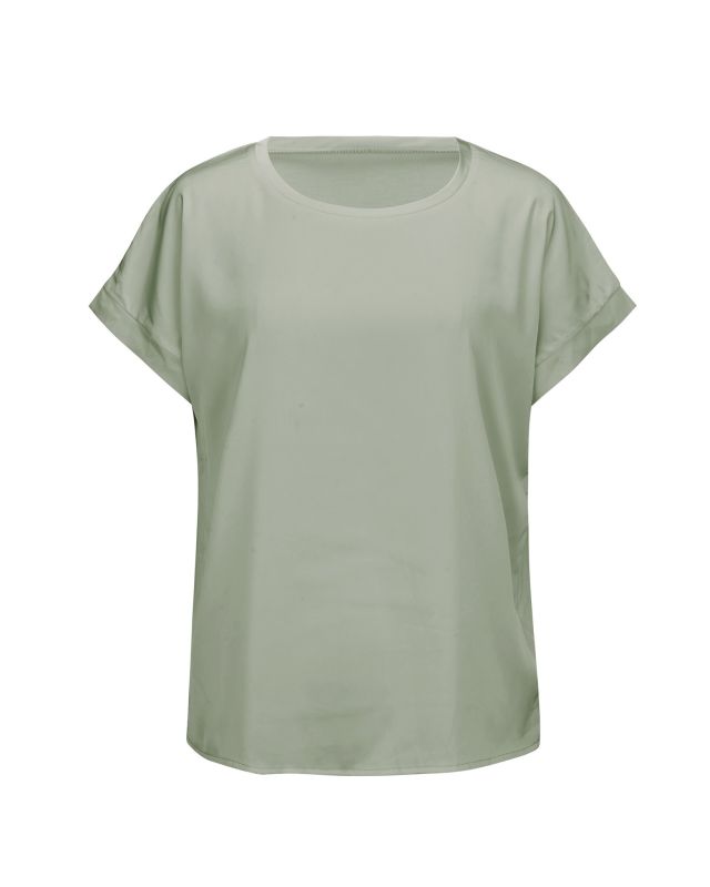 Product: BACHATA - Tshirt manica corta verde salvia (1 of 2)