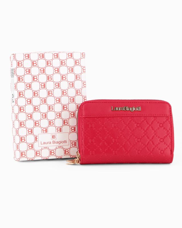 Product: LAURA BIAGIOTTI - Portafoglio rosso con due scomparti principali (1 of 3)