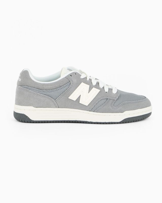 Product: NEW BALANCE - SNEAKERS UOMO  GRIGIA E BIANCA  LIFESTYLE SUEDE/MESH - U480P736 (1 of 6)