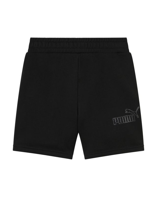 Product: PUMA - SHORT NERO ESSENTIAL  RHINESTONE HW TR  DA DONNA, 693558-01 (1 of 3)