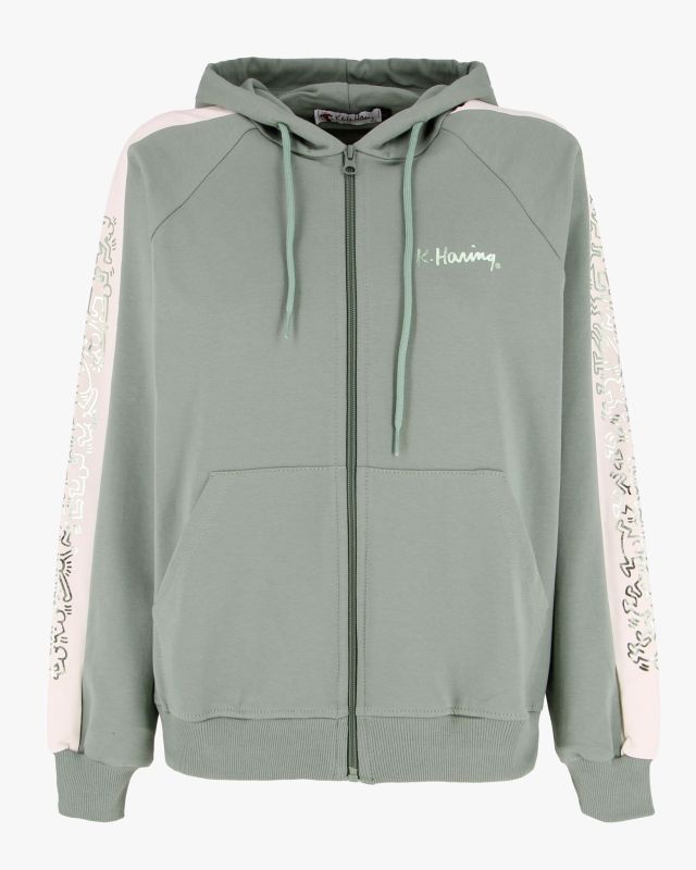 Product: DONNA FELPA FULL ZIP CON CAPPUCCIO (1 of 4)