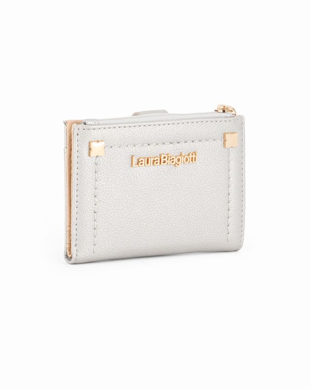 Product: LAURA BIAGIOTTI - Portafoglio argento con pattina (1 of 3)
