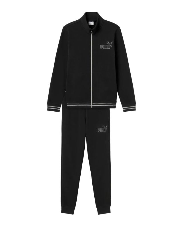 Product: PUMA - TUTA COMPLETA NERA DA RAGAZZA FULL ZIP CON LOGO STRASS (7-16 ANNI) 693862-01 (1 of 4)