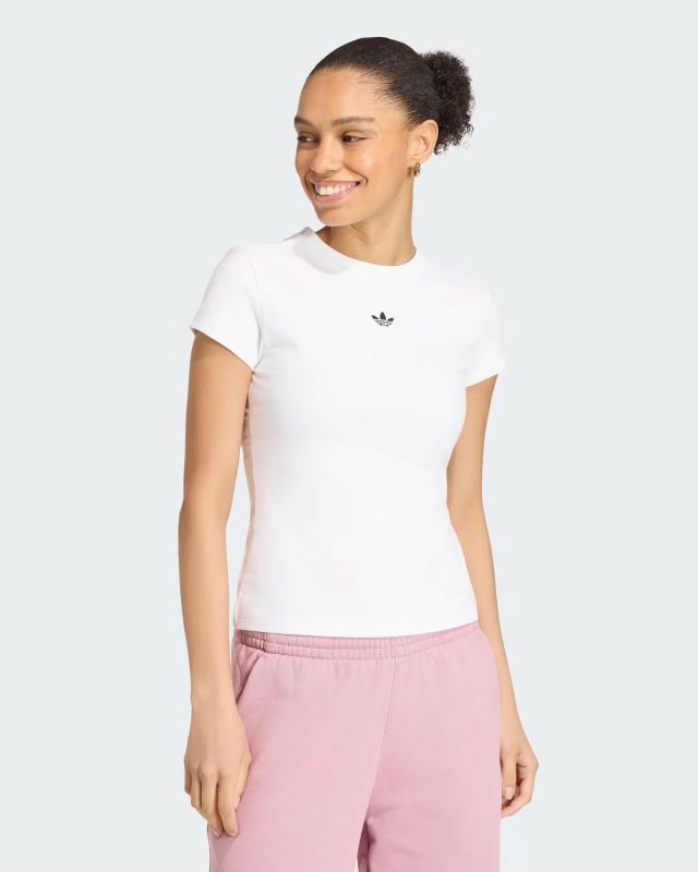 Prodotto: ADIDAS -T-SHIRT MEZZA MANICA ESSENTIAL TEE BIANCA DA DONNA, KQ6730