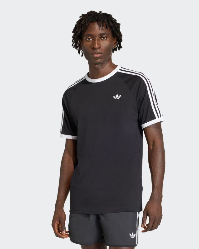Prodotto: ADIDAS - T-SHIRT MEZZA MANICA 3S TEE  NERA CON DETTAGLI BIANCHI DA UOMO, KE3538