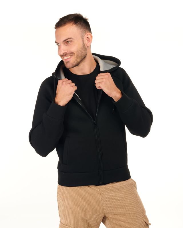 Prodotto: YELLOW DOG - FELPA CON ZIP E CAPPUCCIO NEOPRENE